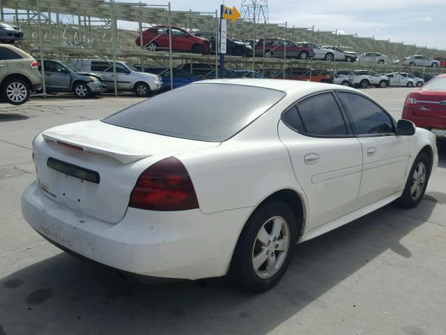 2G2WP552881122770 - 2008 PONTIAC GRAND PRIX WHITE photo 4