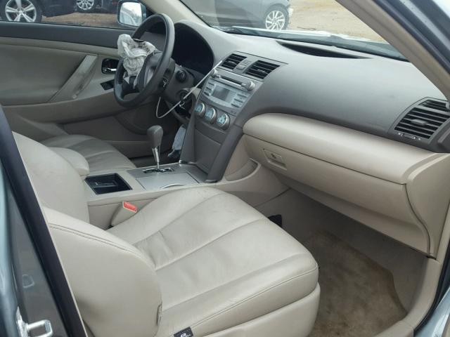 4T1BE46K19U893243 - 2009 TOYOTA CAMRY BASE GREEN photo 5