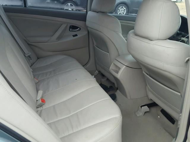 4T1BE46K19U893243 - 2009 TOYOTA CAMRY BASE GREEN photo 6