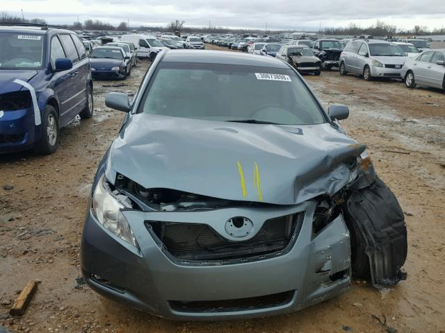 4T1BE46K19U893243 - 2009 TOYOTA CAMRY BASE GREEN photo 9