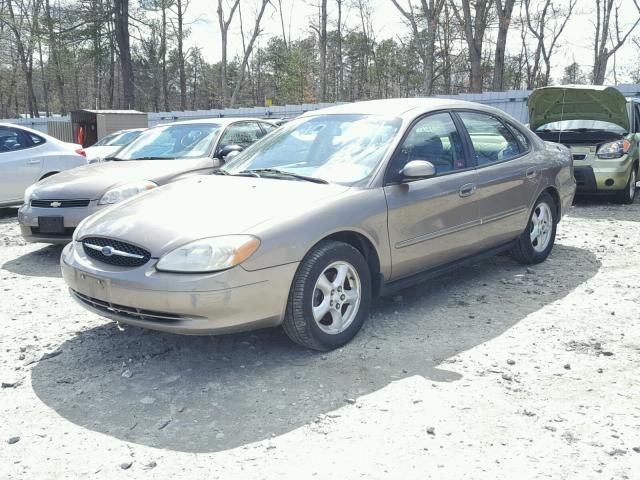 1FAFP55222A207649 - 2002 FORD TAURUS SES GOLD photo 2