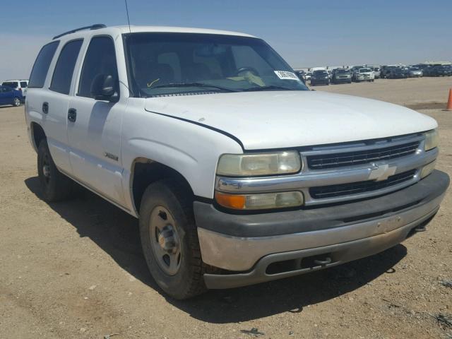 1GNEK13T53R298693 - 2003 CHEVROLET TAHOE K150 WHITE photo 1