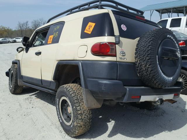 JTEBU4BF3AK090154 - 2010 TOYOTA FJ CRUISER BEIGE photo 3