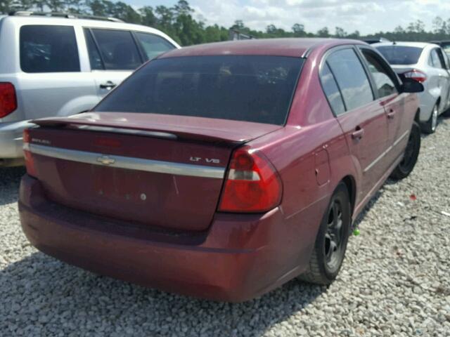 1G1ZT51856F135859 - 2006 CHEVROLET MALIBU LT BURGUNDY photo 4