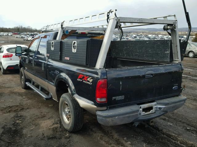 1FTNW21P64EB28926 - 2004 FORD F250 SUPER BLACK photo 3