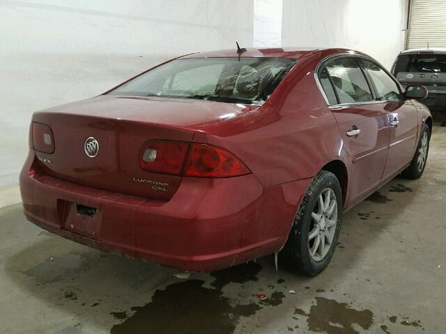 1G4HD57226U241101 - 2006 BUICK LUCERNE CX RED photo 4