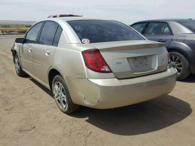 1G8AZ52F03Z140505 - 2003 SATURN ION LEVEL ოქროსფერი ფოტო 3