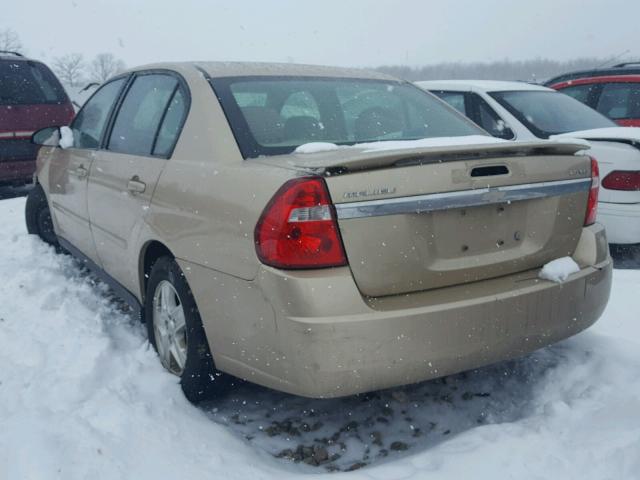 1G1ZT54894F186578 - 2004 CHEVROLET MALIBU LS ოქროსფერი ფოტო 3