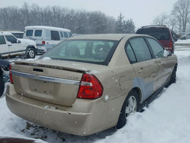 1G1ZT54894F186578 - 2004 CHEVROLET MALIBU LS ოქროსფერი ფოტო 4