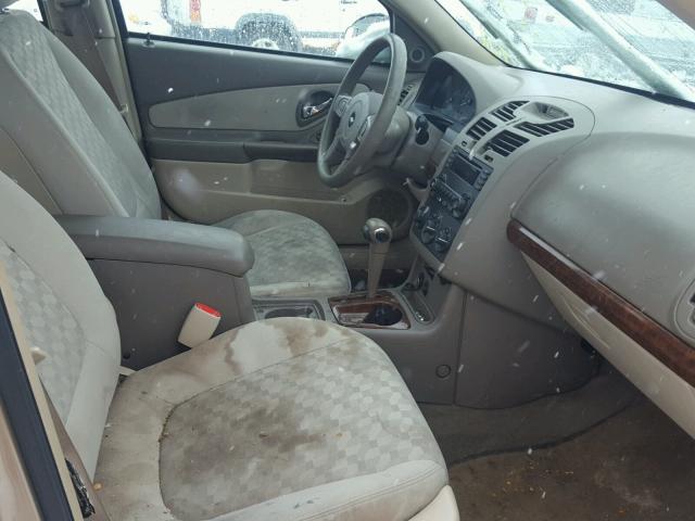 1G1ZT54894F186578 - 2004 CHEVROLET MALIBU LS ოქროსფერი ფოტო 5