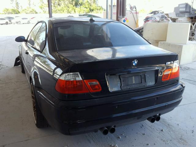 WBSBL93402JR14886 - 2002 BMW M3 BLACK photo 3