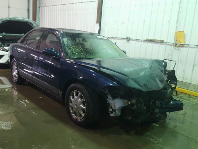 2G4WF551721165375 - 2002 BUICK REGAL GS BLUE photo 1