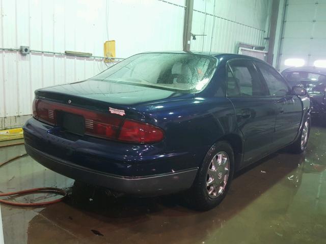 2G4WF551721165375 - 2002 BUICK REGAL GS BLUE photo 4
