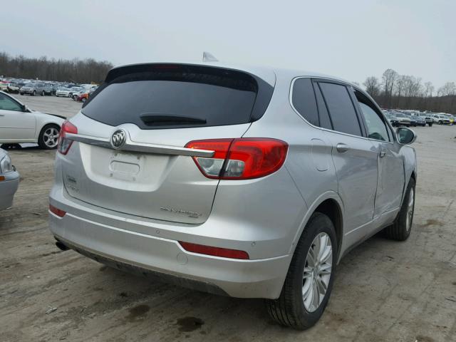 LRBFXCSA4HD163010 - 2017 BUICK ENVISION P SILVER photo 4