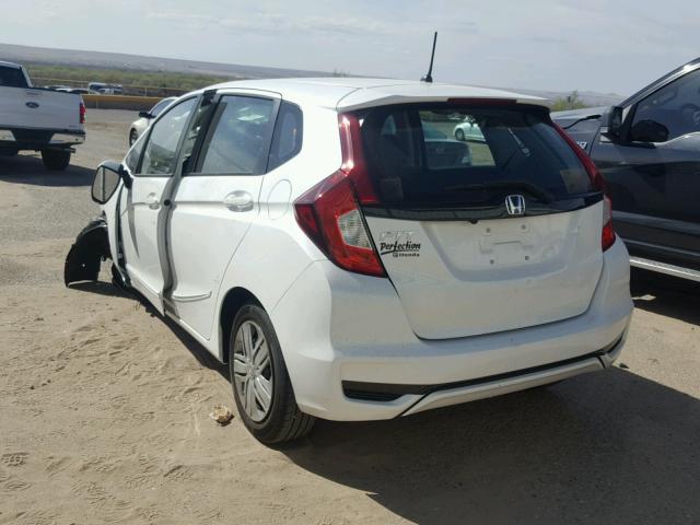 3HGGK5H41JM730433 - 2018 HONDA FIT LX WHITE photo 3