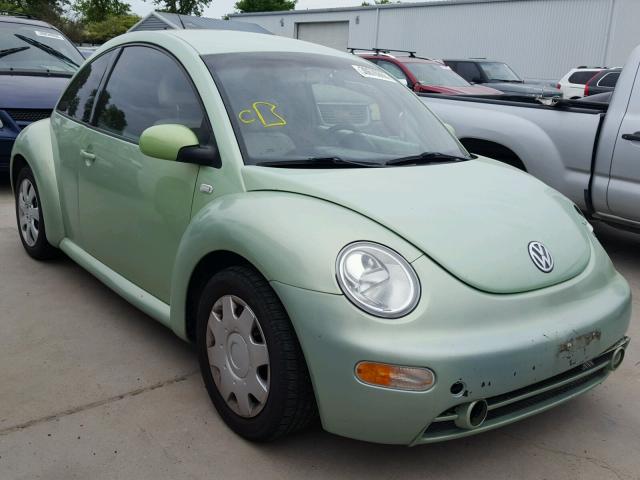 3VWCK21C21M464723 - 2001 VOLKSWAGEN NEW BEETLE GREEN photo 1