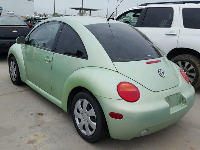 3VWCK21C21M464723 - 2001 VOLKSWAGEN NEW BEETLE GREEN photo 3