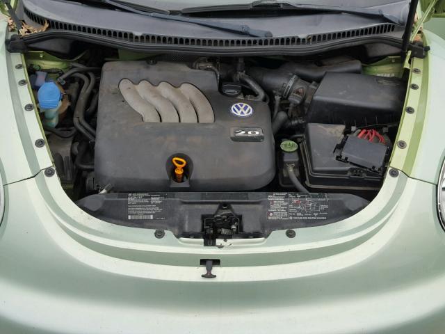 3VWCK21C21M464723 - 2001 VOLKSWAGEN NEW BEETLE 绿色 照片 7