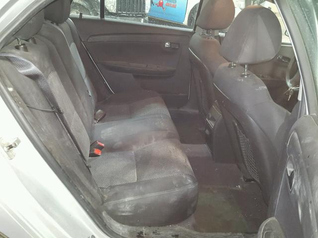 1G1ZC5E0XAF319174 - 2010 CHEVROLET MALIBU 1LT 银色 照片 6