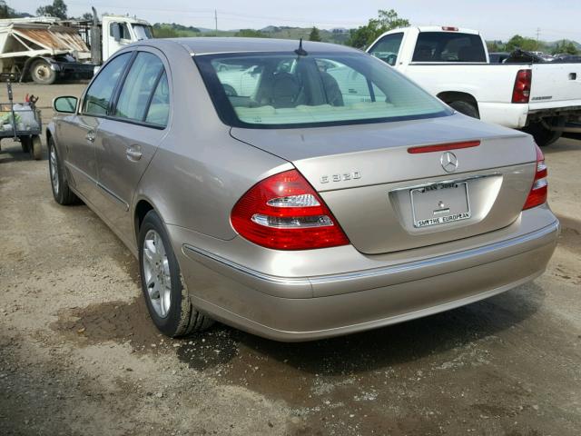 WDBUF65J73A296653 - 2003 MERCEDES-BENZ E 320 SILVER photo 3