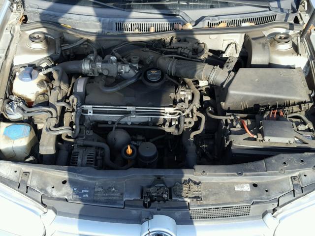 9BWGR61J344030466 - 2004 VOLKSWAGEN GOLF GLS T SILVER photo 7