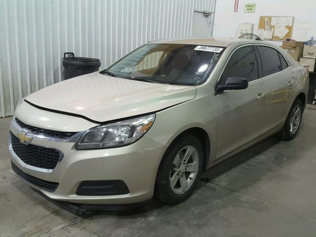 1G11B5SL1FF352375 - 2015 CHEVROLET MALIBU LS თაფლისფერი ფოტო 2