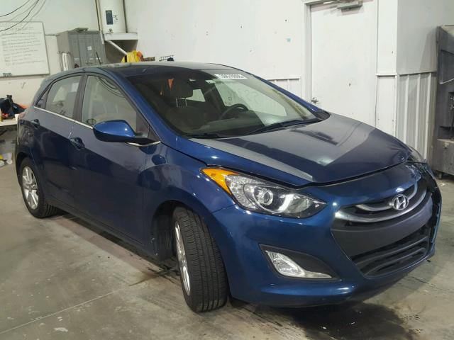 KMHD35LH5FU240407 - 2015 HYUNDAI ELANTRA GT BLUE photo 1