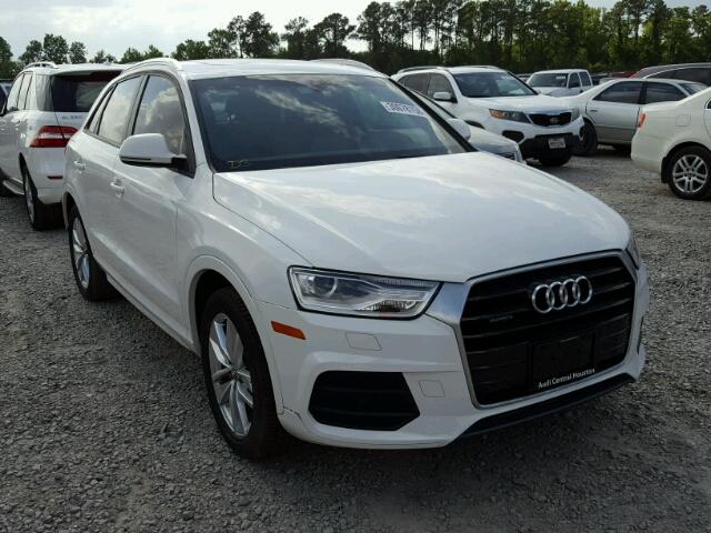 WA1ECCFS2HR011204 - 2017 AUDI Q3 PREMIUM WHITE photo 1