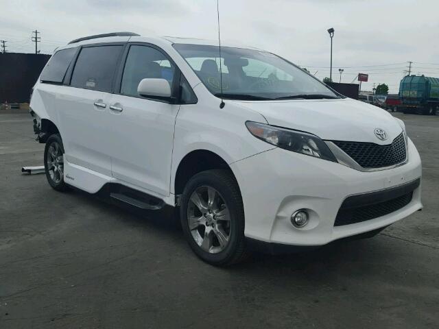 5TDXK3DC9ES438695 - 2014 TOYOTA SIENNA SPO WHITE photo 1