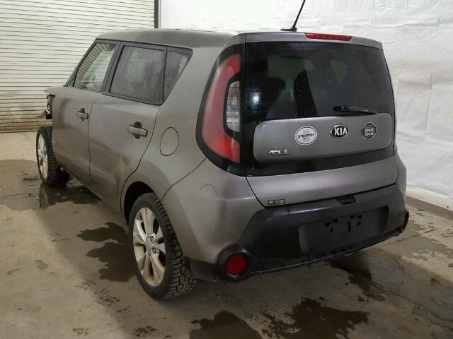 KNDJP3A58F7198211 - 2015 KIA SOUL + GRAY photo 3