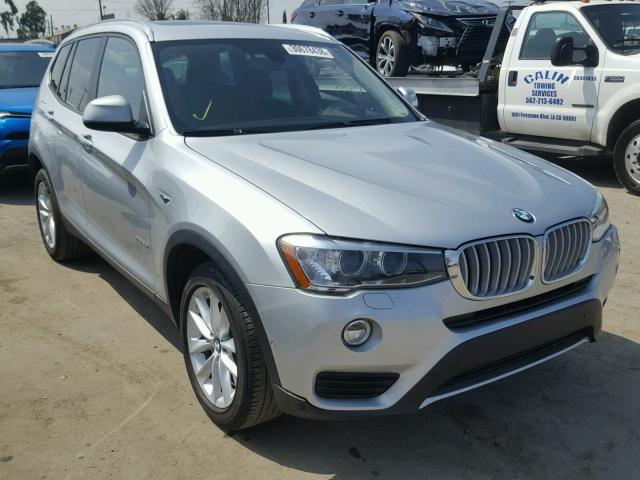 5UXWZ7C58H0U46228 - 2017 BMW X3 SDRIVE2 SILVER photo 1