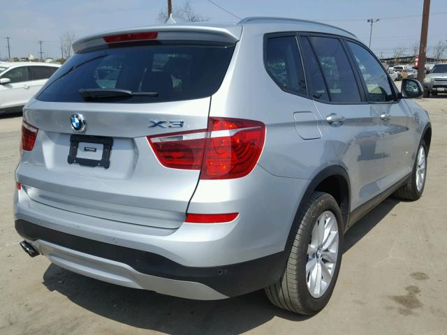 5UXWZ7C58H0U46228 - 2017 BMW X3 SDRIVE2 Plata foto 4