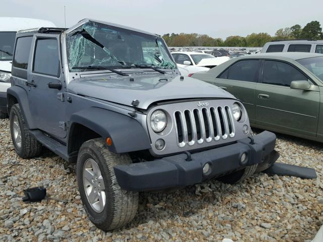 1C4AJWAG2FL529425 - 2015 JEEP WRANGLER S GRAY photo 1