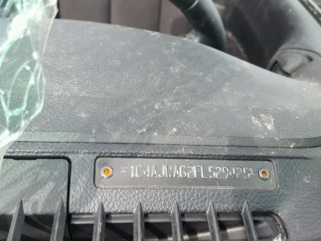 1C4AJWAG2FL529425 - 2015 JEEP WRANGLER S GRAY photo 10