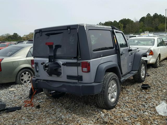1C4AJWAG2FL529425 - 2015 JEEP WRANGLER S GRAY photo 4