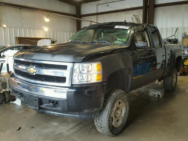 1GCEK19C98Z125766 - 2008 CHEVROLET SILVERADO BLACK photo 2