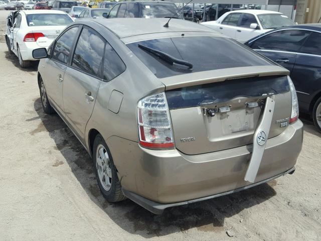 JTDKB20U083444930 - 2008 TOYOTA PRIUS TAN photo 3