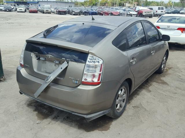 JTDKB20U083444930 - 2008 TOYOTA PRIUS TAN photo 4