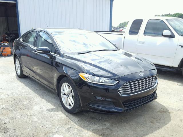 3FA6P0H74GR205473 - 2016 FORD FUSION SE BLACK photo 1