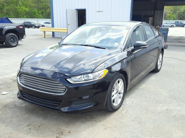 3FA6P0H74GR205473 - 2016 FORD FUSION SE BLACK photo 2