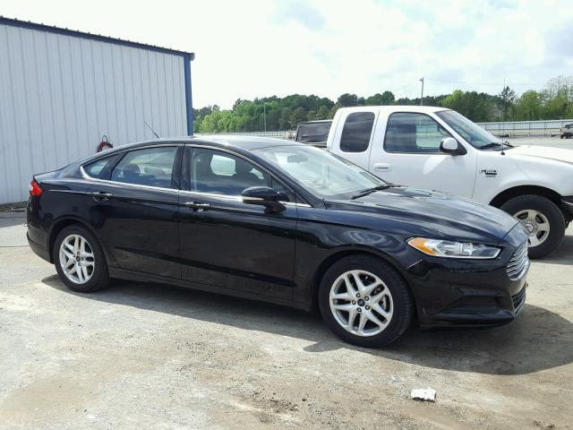 3FA6P0H74GR205473 - 2016 FORD FUSION SE BLACK photo 9