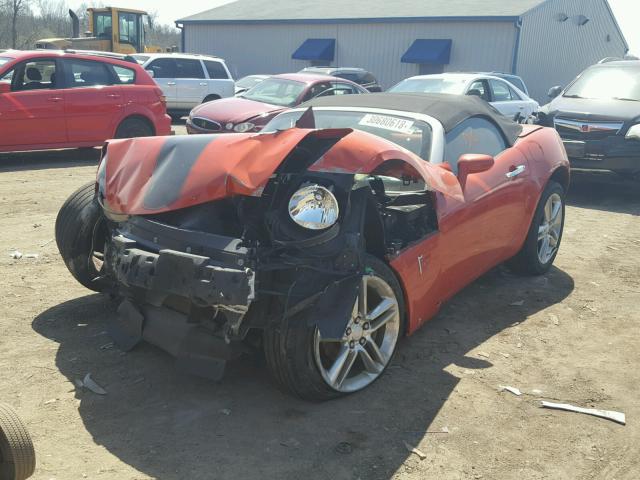 1G2MZ35B69Y105700 - 2009 PONTIAC SOLSTICE S ORANGE photo 2