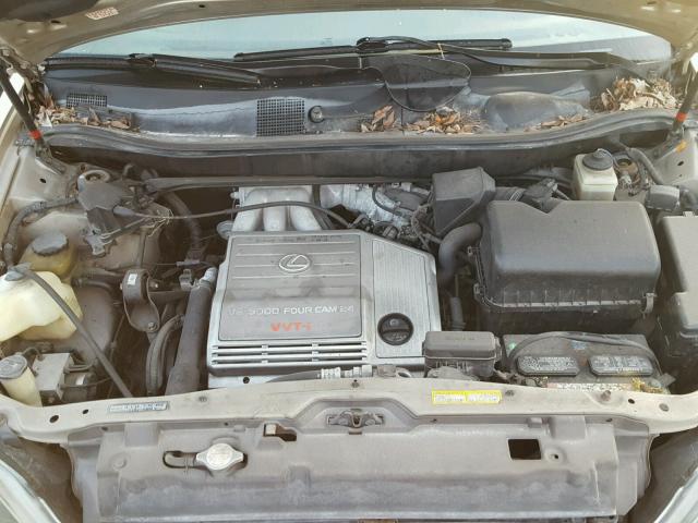 JT6GF10U1Y0045506 - 2000 LEXUS RX 300 GOLD photo 7