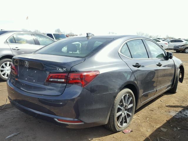 19UUB2F53GA001269 - 2016 ACURA TLX TECH GRAY photo 4