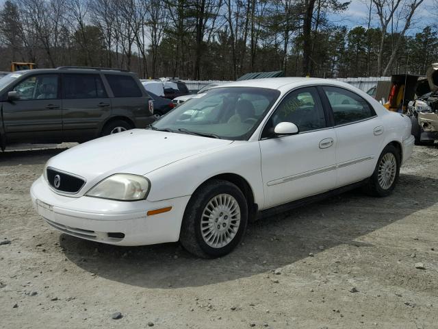 1MEFM50UX2A605041 - 2002 MERCURY SABLE GS WHITE photo 2