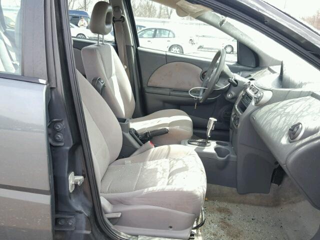 1G8AJ52F15Z116921 - 2005 SATURN ION LEVEL GRAY photo 5