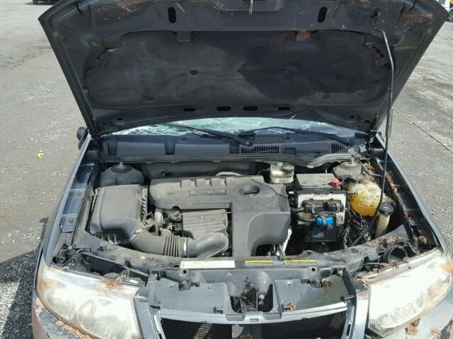 1G8AJ52F15Z116921 - 2005 SATURN ION LEVEL GRAY photo 7