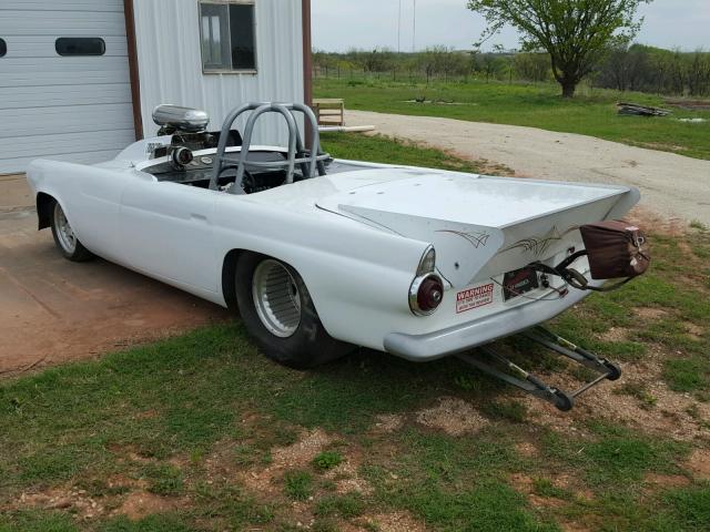 BOS30681298 - 1956 FORD T-BIRD WHITE photo 3