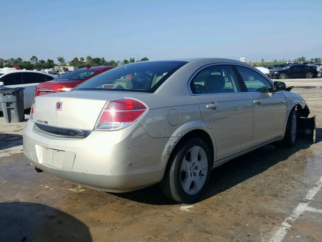 1G8ZS57B79F154862 - 2009 SATURN AURA XE BEIGE photo 4