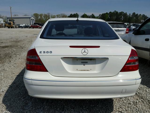 WDBUF70J83A160366 - 2003 MERCEDES-BENZ E 500 WHITE photo 9